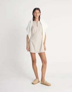 Everest Mini Dress (Beige)*CHARCOAL CLOTHING New