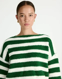Everton Sweater (Green/Cream)*Q-Trend Discount