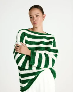Everton Sweater (Green/Cream)*Q-Trend Discount