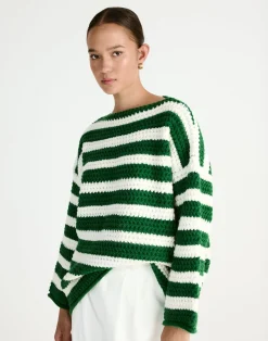 Everton Sweater (Green/Cream)*Q-Trend Discount