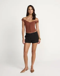 Fabian Corset (Burnt Sienna)*CHARCOAL Outlet