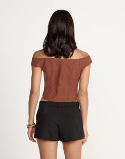 Fabian Corset (Burnt Sienna)*CHARCOAL Outlet
