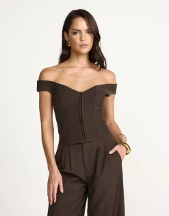 Fabian Corset (Chocolate)*CHARCOAL Hot
