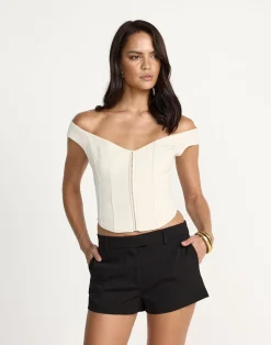Fabian Corset (Cream)*CHARCOAL Clearance