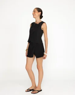 Farrah Top (Black)*CHARCOAL Best