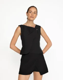 Farrah Top (Black)*CHARCOAL Best