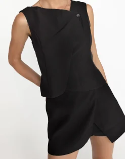 Farrah Top (Black)*CHARCOAL Best