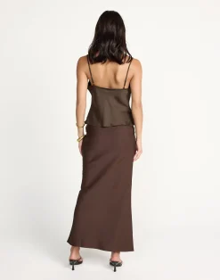 Fated Cami Top (Chocolate)*CHARCOAL New