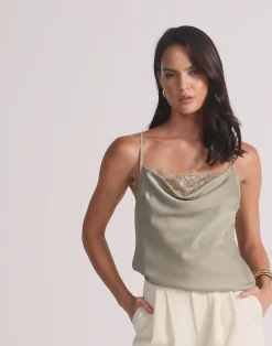 Fated Cami Top (Sage)*CHARCOAL Hot