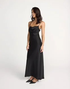 Fated Maxi Dress (Black)*CHARCOAL Discount