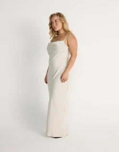 Fated Maxi Dress (Oat)*CHARCOAL Sale