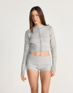 Fireside Shorts (Grey Marle)*CHARCOAL CLOTHING Discount