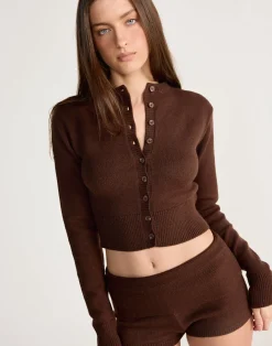 Fireside Top (Chocolate)*CHARCOAL CLOTHING Hot