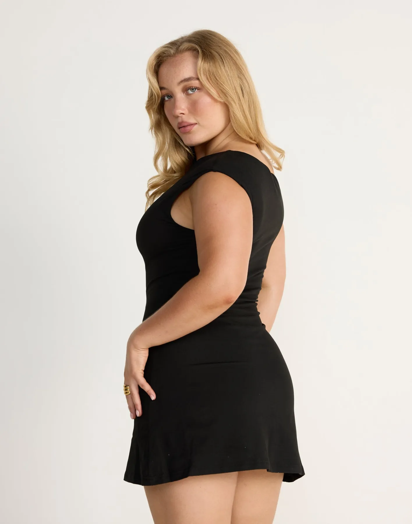 Fletcher Mini Dress (Black)*CHARCOAL CLOTHING New