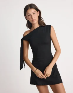 Fletcher Mini Dress (Black)*CHARCOAL CLOTHING New