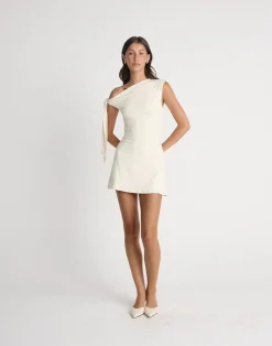 Fletcher Mini Dress (Oat)*CHARCOAL CLOTHING Discount