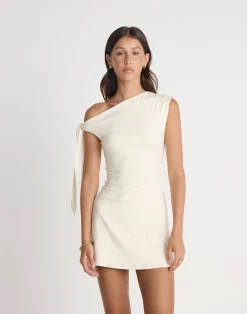 Fletcher Mini Dress (Oat)*CHARCOAL CLOTHING Discount