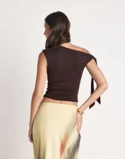 Fletcher Top (Chocolate)*CHARCOAL CLOTHING Clearance