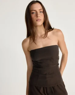 Flint Top (Chocolate)*CHARCOAL CLOTHING Fashion