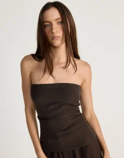 Flint Top (Chocolate)*CHARCOAL CLOTHING Fashion