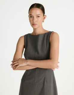 Flux Maxi Dress (Grey)*CHARCOAL Hot