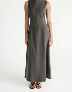 Flux Maxi Dress (Grey)*CHARCOAL Hot