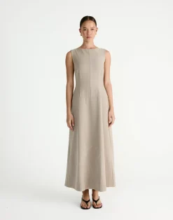 Flux Maxi Dress (Pebble)*CHARCOAL Hot