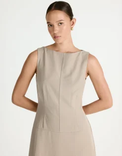 Flux Maxi Dress (Pebble)*CHARCOAL Hot