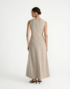 Flux Maxi Dress (Pebble)*CHARCOAL Hot