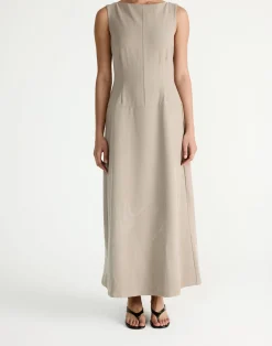 Flux Maxi Dress (Pebble)*CHARCOAL Hot
