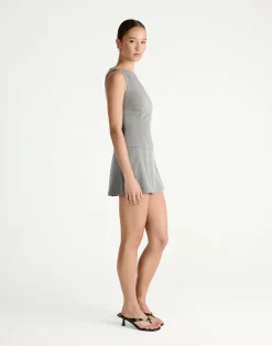 Flux Mini Dress (Grey)*CHARCOAL Outlet