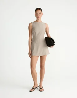 Flux Mini Dress (Pebble)*CHARCOAL Hot