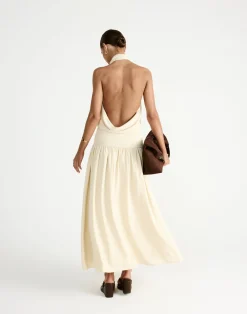 Flynn Maxi Skirt (Butter)*CHARCOAL Clearance