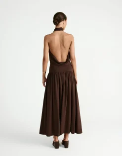 Flynn Maxi Skirt (Chocolate)*CHARCOAL Sale