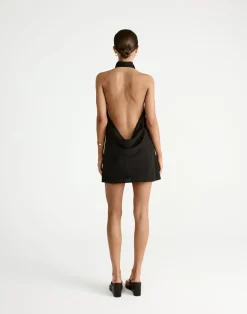 Flynn Mini Dress (Black)*CHARCOAL Hot