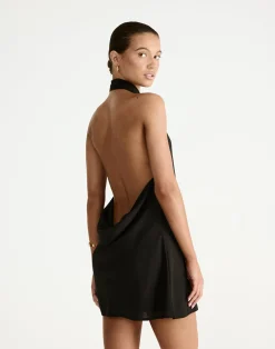 Flynn Mini Dress (Black)*CHARCOAL Hot