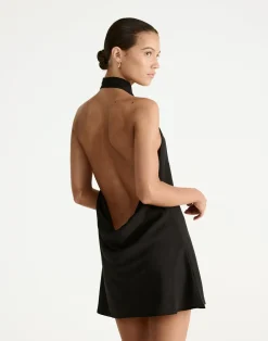 Flynn Mini Dress (Black)*CHARCOAL Hot