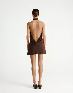 Flynn Mini Dress (Chocolate)*CHARCOAL Hot