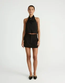 Flynn Top (Black)*CHARCOAL Sale