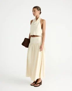 Flynn Top (Butter)*CHARCOAL Sale