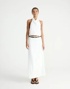 Flynn Top (Off White)*CHARCOAL Best