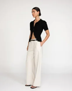 Fran Knit Top (Black)*CHARCOAL Discount