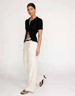 Fran Knit Top (Black)*CHARCOAL Discount