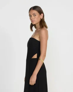 Gabby Maxi Dress (Black)*CHARCOAL CLOTHING Sale
