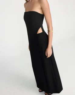 Gabby Maxi Dress (Black)*CHARCOAL CLOTHING Sale
