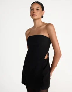Gabby Mini Dress (Black)*CHARCOAL CLOTHING Best