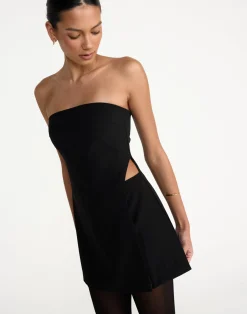 Gabby Mini Dress (Black)*CHARCOAL CLOTHING Best