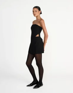 Gabby Mini Dress (Black)*CHARCOAL CLOTHING Best