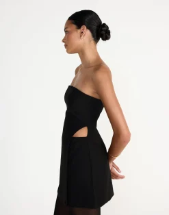 Gabby Mini Dress (Black)*CHARCOAL CLOTHING Best