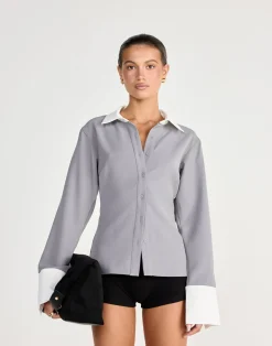 Geneva Top (Cloudy)*CHARCOAL CLOTHING Fashion